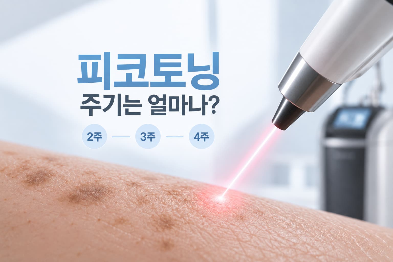 피코토닝 주기, 적절한 치료 간격과 회차별 변화 총정리